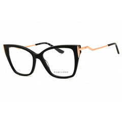 Guess by Marciano GM0399 001 Women's Cat Eye Eyeglasses in Shiny Black, Full Rim Frame