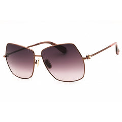 Max Mara MM0035-H 38T Women's Oversized Shape Sunglasses in Bronze Metal Full Rim