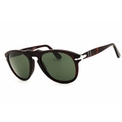 Persol PO0649 24/31 Men's Aviator Sunglasses in Havana Acetate with Full Rim Frame