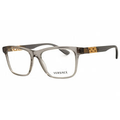 Versace 0VE3319 593 Women's Transparent Grey Acetate Full Rim Rectangular Eyeglasses