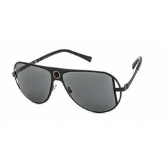 Versace VE2212 100987 Men's Black Metal Full Rim Frame Aviator Shape Sunglasses