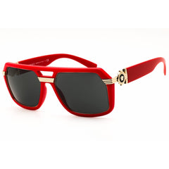 Versace VE4399 530987 Men's Red Acetate Full Rim Frame Rectangular Shape Sunglasses