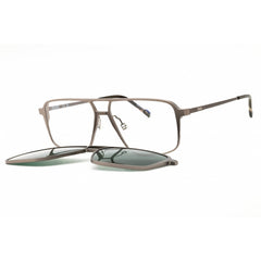 Zeiss ZS23123LPMAG-SE 071 Men's Satin Dark Ruthenium Metal Rectangular Sunglasses