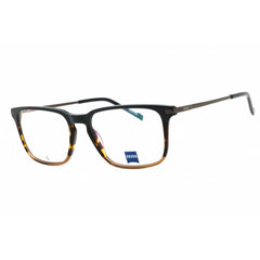 Zeiss ZS24722 035 Men's Dark Grey/Havana Acetate Frame Rectangular Eyeglasses, 57 mm