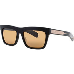 Bugatti 44 MBK Men's Sunglasses in Matte Black Acetate Square Shape Full Rim Frame