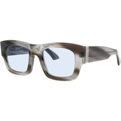 Bugatti 48M GS Unisex Grey Strat Titanium Full Rim Frame Rectangular Sunglasses