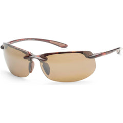 Maui Jim Banyans MJ0412S-002 Polarized Rimless Sunglasses Tortoise HCL Bronze