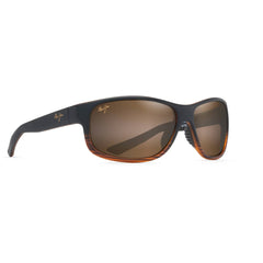Maui Jim Kaiwi Channel MJ0840S-004 Men's Polarized Sunglasses Brown Stripe 63mm