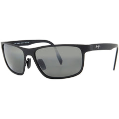 Maui Jim Anemone MJ0606S-001 Men's Polarized Rectangular Sunglasses Black 60mm