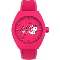 Timex TW2W96800JR Urban Pop x Fortnite 40mm Bio-Ceramic Watch, Pink Dial