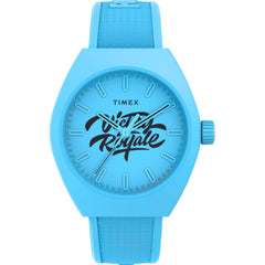 Timex TW2W96900JR Urban Pop x Fortnite 40mm Bio-Ceramic Watch, Blue Dial
