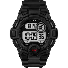 Timex TW5M53100JT UFC Rematch Men's Quartz Digital Watch 50mm Black Resin