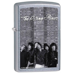 Zippo 28428 Rolling Stones Street Chrome Windproof Refillable Pocket Lighter