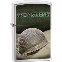 Zippo 28514 US Army Helmet Design Windproof Refillable Pocket Lighter