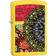 Zippo 28850 Eclectic Fusion Lemon Matte Windproof Refillable Metal Pocket Lighter