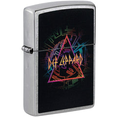 Zippo 48175 Def Leppard Hysteria Design Street Chrome Windproof Pocket Lighter