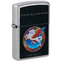 Zippo 48179 Steve Miller Band Design Street Chrome Windproof Pocket Lighter