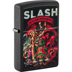 Zippo 48187 Slash Apocalyptic Love Design Black Matte Windproof Pocket Lighter