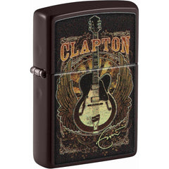 Zippo 48196 Eric Clapton Guitar Design Brown Windproof Pocket Lighter