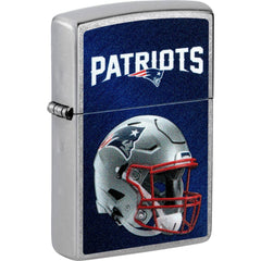 Zippo 48440 NFL New England Patriots Windproof Pocket Lighter, Street Chrome