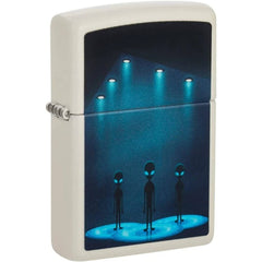 Zippo 49487 Alien Mothership Windproof Pocket Classic Lighter, Glow in Dark