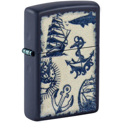Zippo 49774 Nautical Design Windproof Pocket Lighter, Made in USA