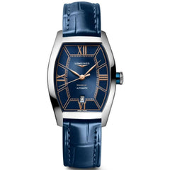 Longines Evidenza L21424962 Women's Automatic Watch, Stainless Steel, Blue Dial
