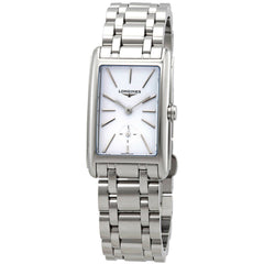 Longines DolceVita L55124116 Women's Quartz Watch, Stainless Steel, White Dial