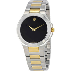 Movado 0606907 Swiss Collection Men's Watch Black Dial Two-Tone 39mm