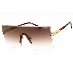 Carrera 1075/S 006J YK Men's Gold/Havana Metal Rimless Shield Frame Sunglasses