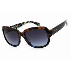 Kate Spade LAYNE/S 0YT8 9O Women's Oval Sunglasses in Havana/Blue Plastic Full Rim