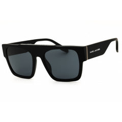 Marc Jacobs 757/S 0003 IR Women's Rectangular Shape Sunglasses in Matte Black Plastic