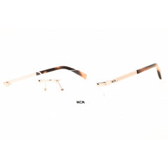 MCM MW5018-H 028 Women's Shiny Rose Gold Metal Rimless Rectangular Shape Eyeglasses
