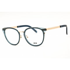 MCM MW5020-H 090 Women's Shiny Blue Acetate Round Shape Full Rim Frame Eyeglasses