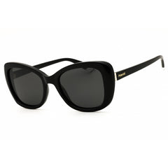 Polaroid Core PLD 4132/S/X 807 M9 Women's Cat Eye Shape Sunglasses Black Plastic Frame