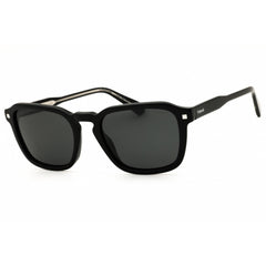 Polaroid Core PLD 4156/S/X 0807 M9 Unisex Oval Sunglasses Black Acetate Full-Rim Frame