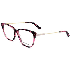 Salvatore Ferragamo SF2851 541 Women's Rectangular Eyeglasses - Purple Havana Acetate