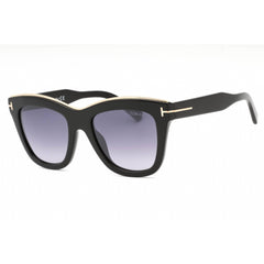 Tom Ford FT0685 01C Women's Cat Eye Shape Sunglasses in Shiny Black Acetate Full Rim