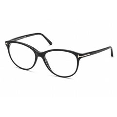 Tom Ford FT5544-B 001 Women's Oval Shape Eyeglasses in Shiny Black Acetate Full Rim