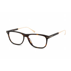 Tom Ford FT5589-B 052 Women's Rectangular Eyeglasses in Dark Havana Acetate Full Rim
