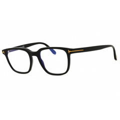 Tom Ford FT5818-B 001 Men's Shiny Black Acetate Full Rim Rectangular Shape Eyeglasses