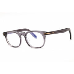 Tom Ford FT5930-D-B 020 Men's Grey Acetate Full Rim Frame Round Shape Eyeglasses