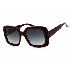 Tommy Hilfiger TH 2208/S 0LHF 9O Women's Burgundy/Dark Grey Oversized Shape Sunglasses