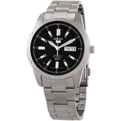 Seiko 5 Sports SNKN13J1 Men's Automatic Black Dial Stainless Steel Watch 43mm