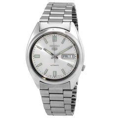 Seiko 5 SNXS73K1 Men's Automatic Silver Dial Stainless Steel Watch 37mm