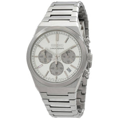Seiko SSB451P1 Sport Chronograph Men's Stainless Steel Silver Dial Watch 40mm