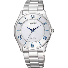 Citizen Eco-Drive BJ6480-51B Men's Stainless Steel Watch, Silver Dial, 37mm