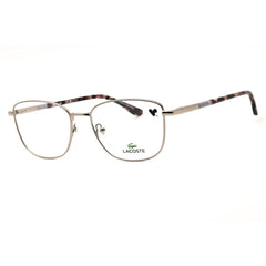 Lacoste L2317 033 Light Gunmetal Women's Metal Full Rim Rectangular Eyeglasses