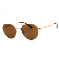 Lacoste L268S 710 Gold Unisex Metal Full Rim Round Sunglasses