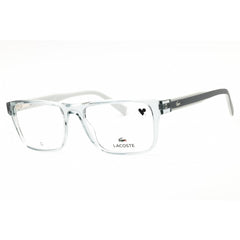 Lacoste L2973 035 Transparent Grey Injected Propionate Men's Full Rim Rectangular